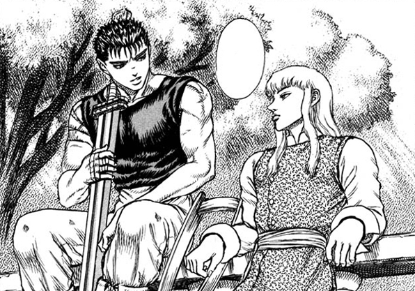 Handrawing moment Guts Vs Apostle on Eclipse from Berserk 1997